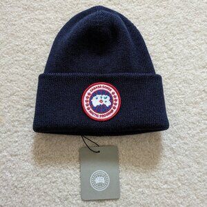Canada Goose Arctic Toque - Merino Wool - Beanie, Navy Heather